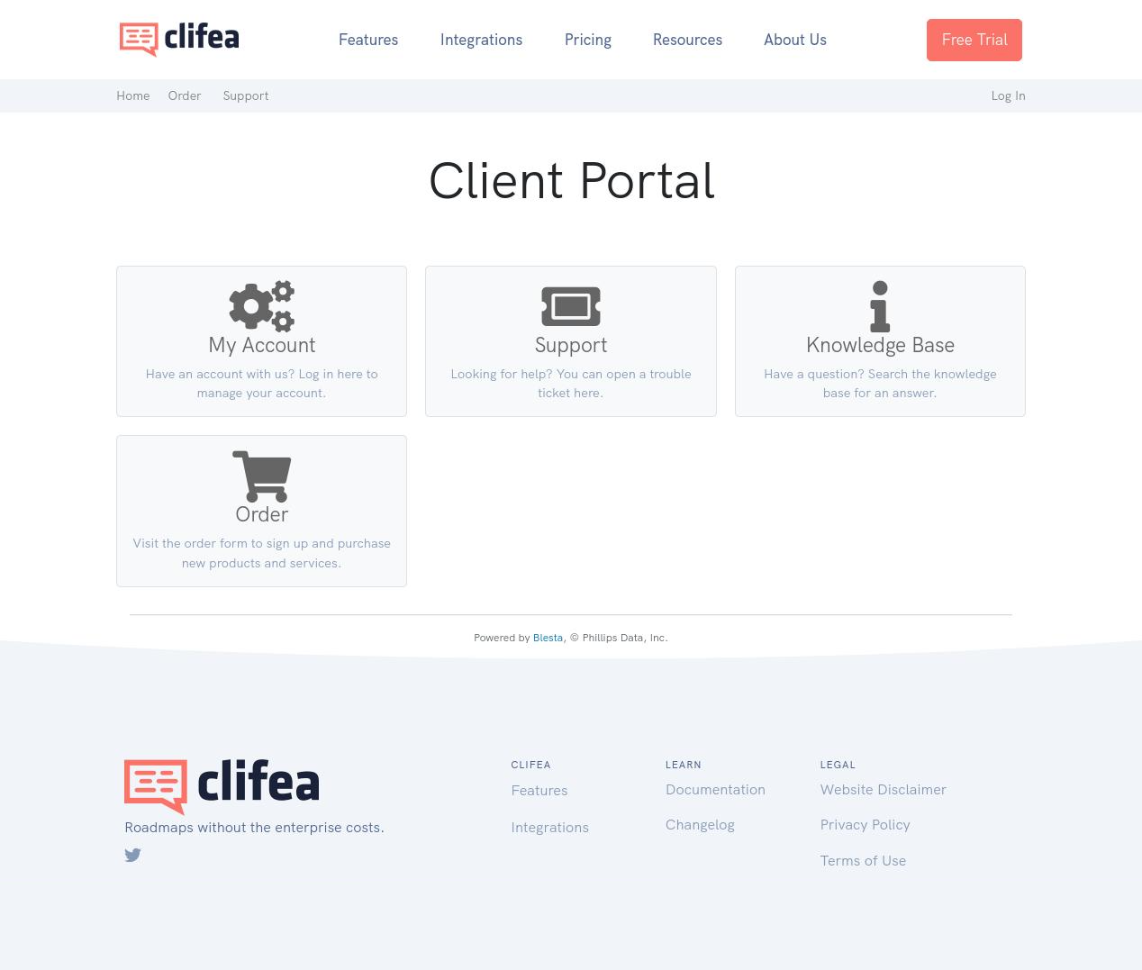 Clifea Blesta Integration