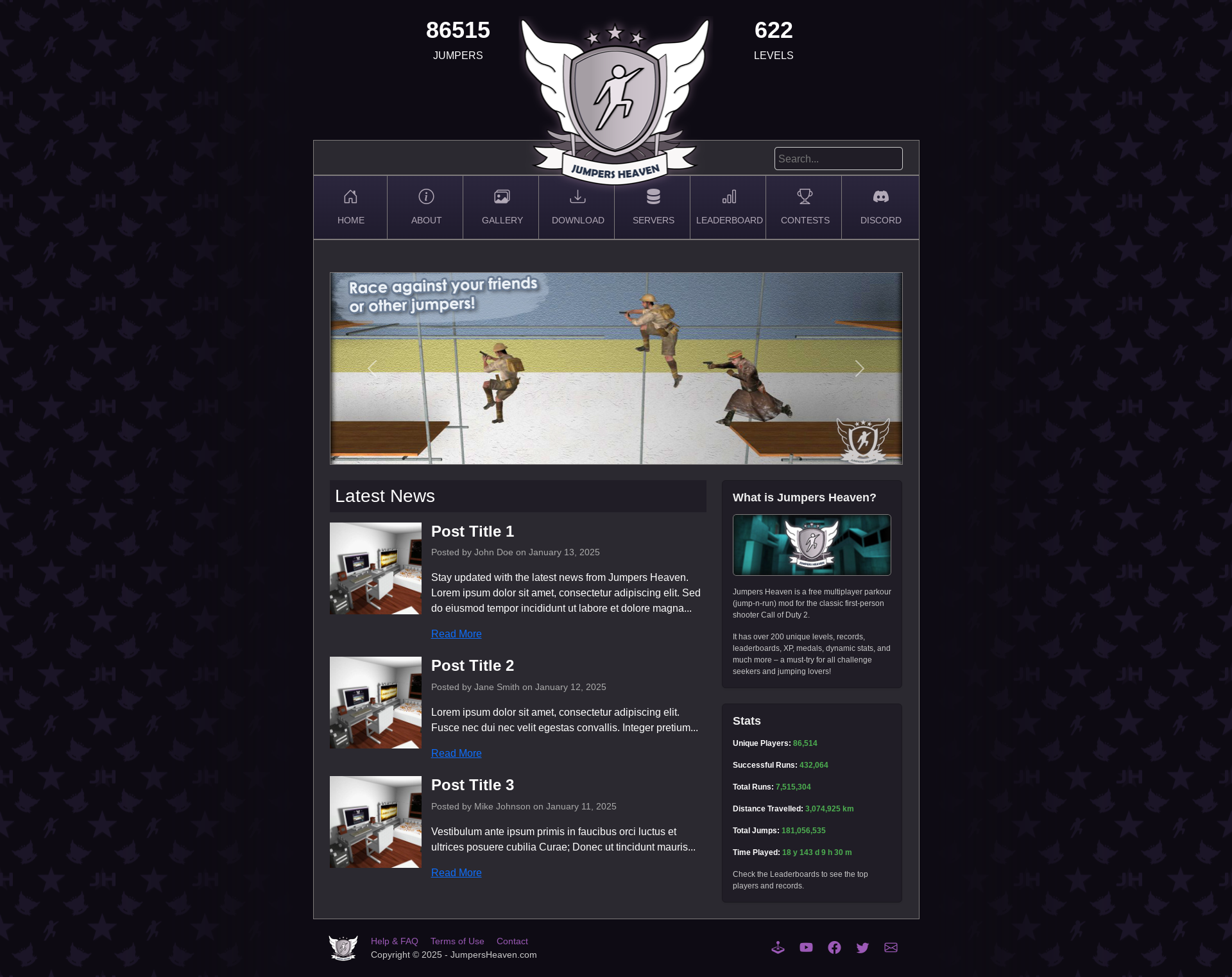 JumpersHeaven Bootstrap Conversion